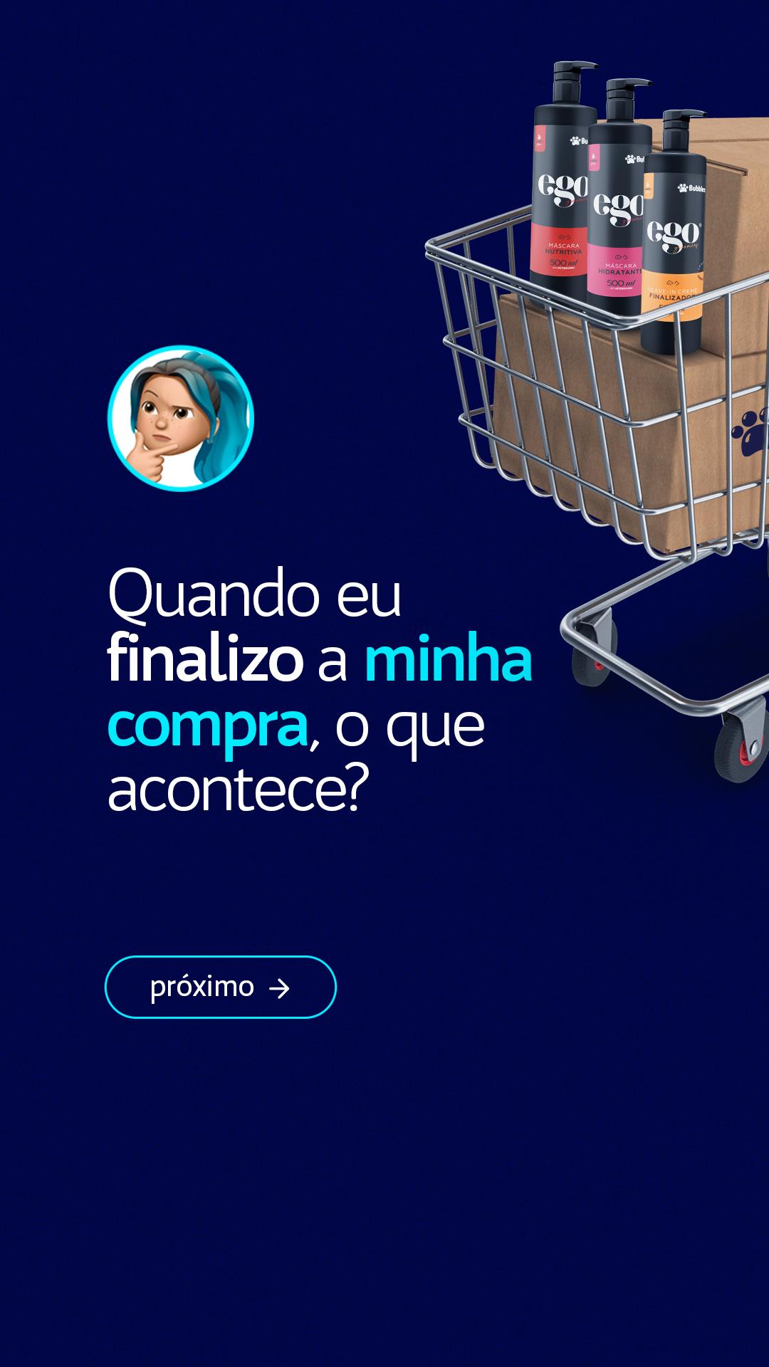 STORIES (CARROSSEL) - QUANDO EU FINALIZO A MINHA COMPRA, O QUE ACONTECE?