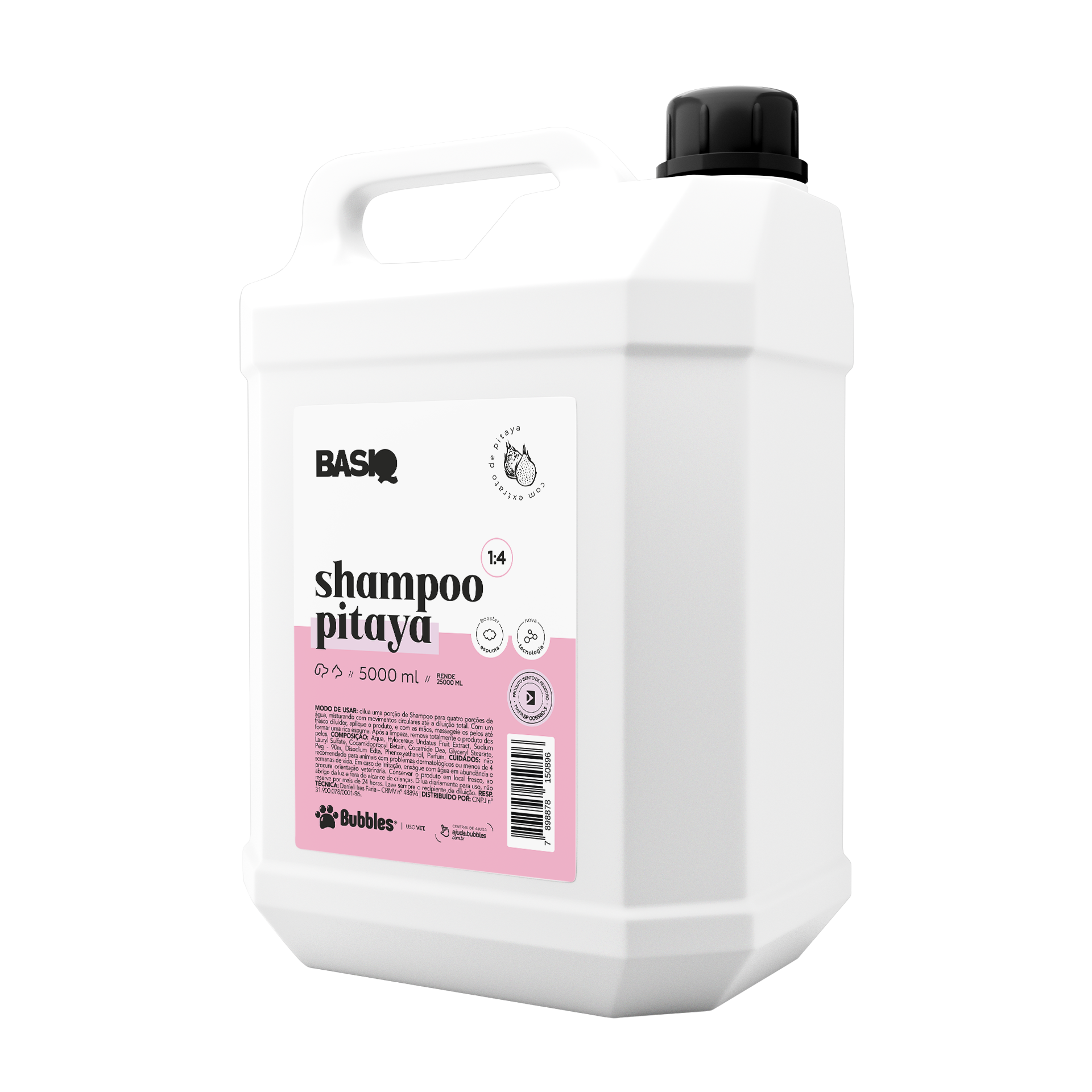 BASIQ - SHAMPOO PITAYA 5L (LATERAL)