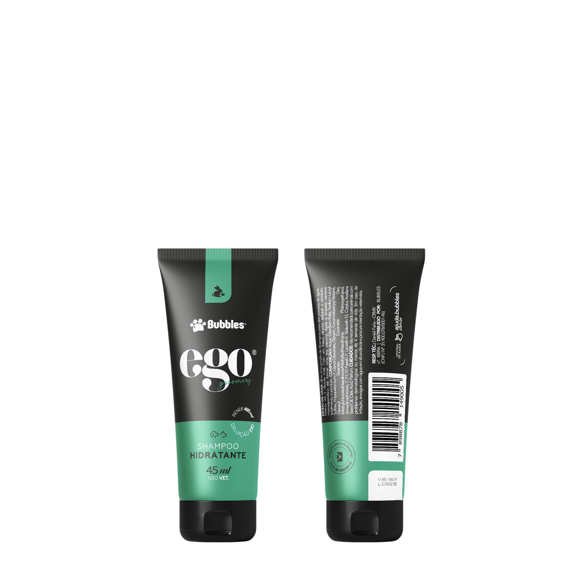 EGO (BISNAGA) - SHAMPOO HIDRATANTE 45ML