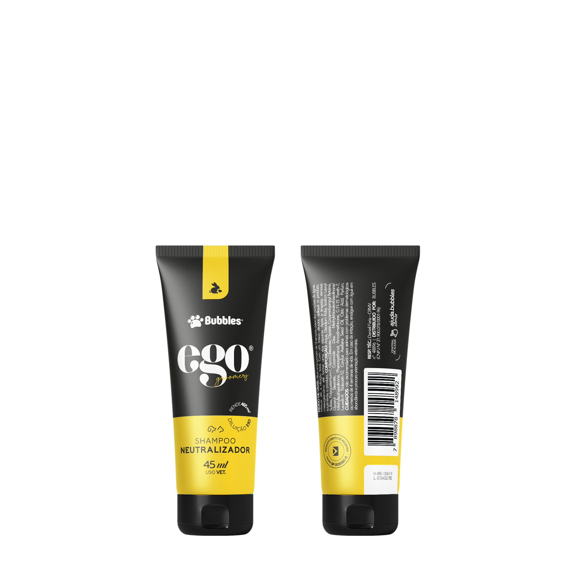 EGO (BISNAGA) - SHAMPOO NEUTRALIZADOR 45ML