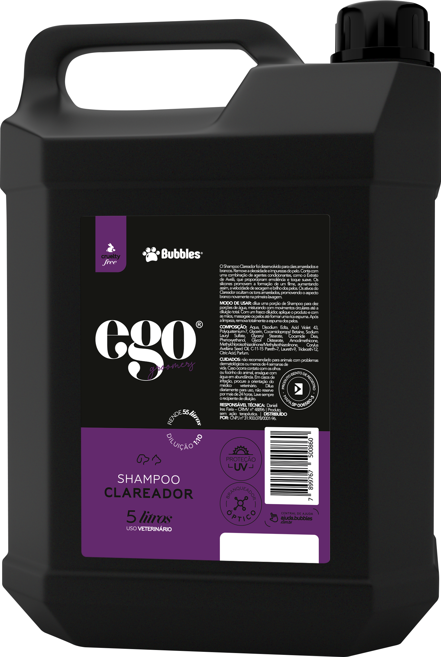 EGO - SHAMPOO CLAREADOR 5L (FRENTE)