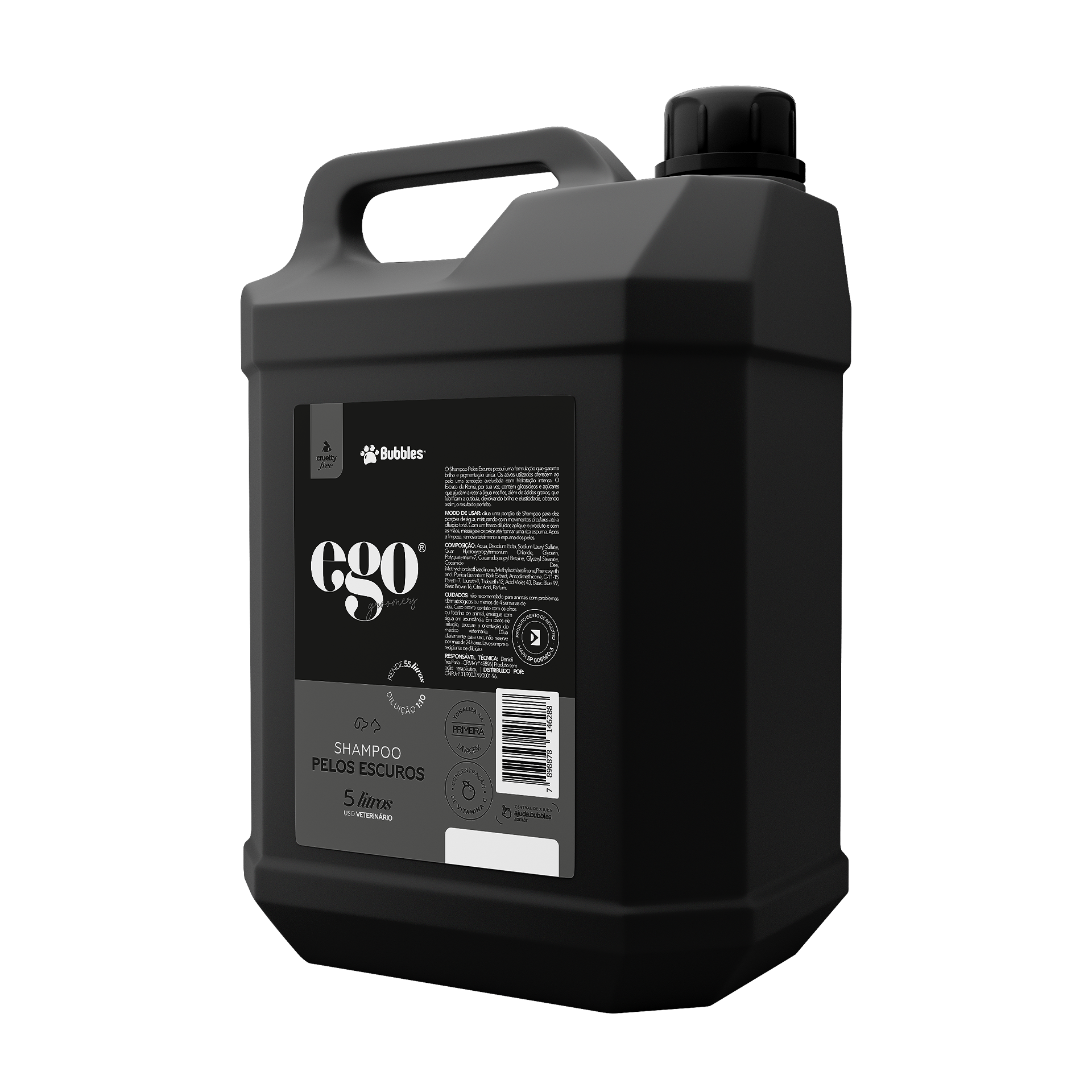 EGO - SHAMPOO PELOS ESCUROS 5L