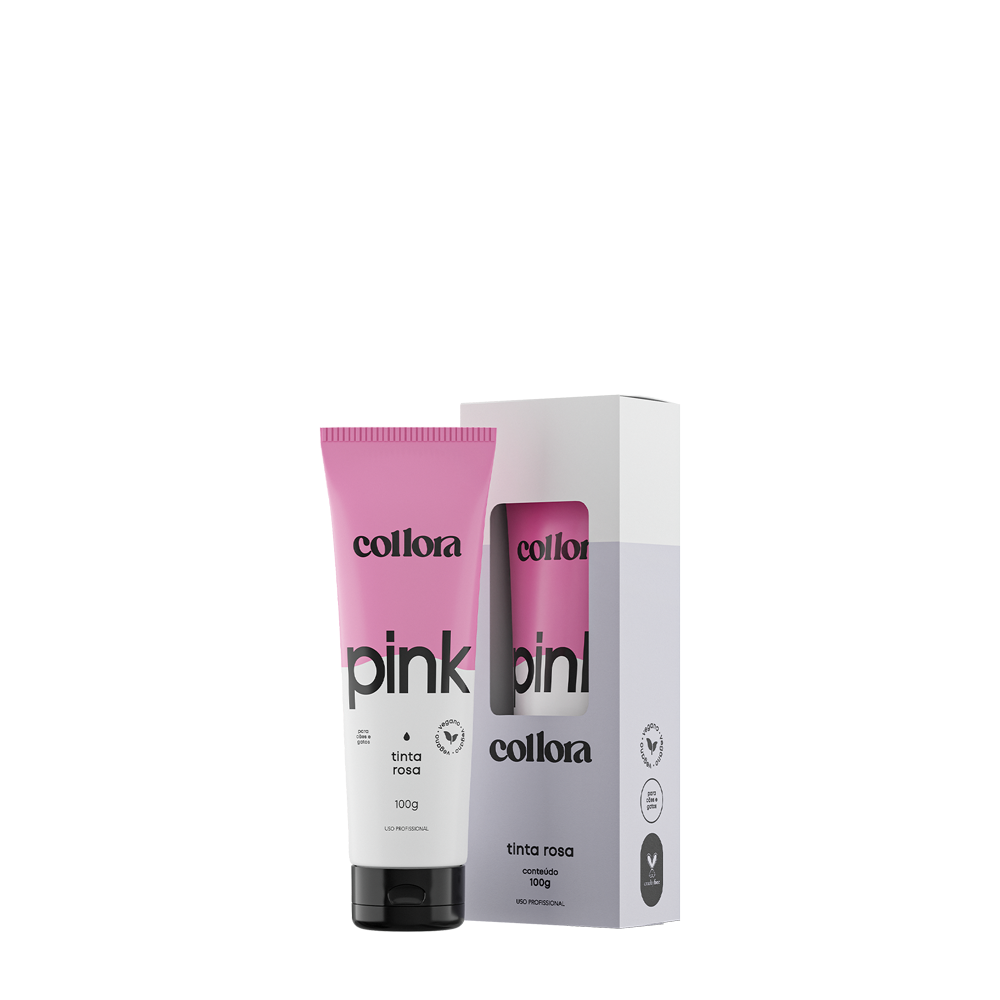 COLLORA - BISNAGA CAIXA TINTA ROSA