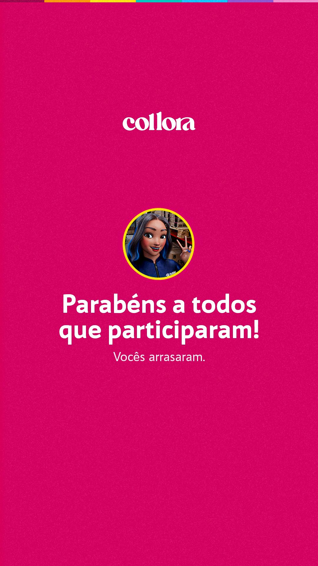 STORIES - GANHADORES DESAFIO COLLORA