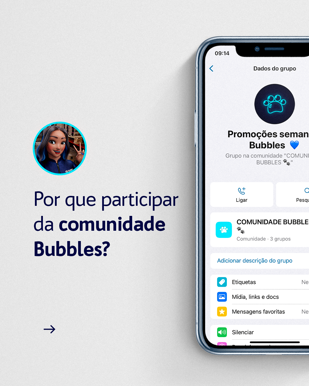 CARROSSEL - POR QUE PARTICIPAR DA COMUNIDADE BUBBLES?