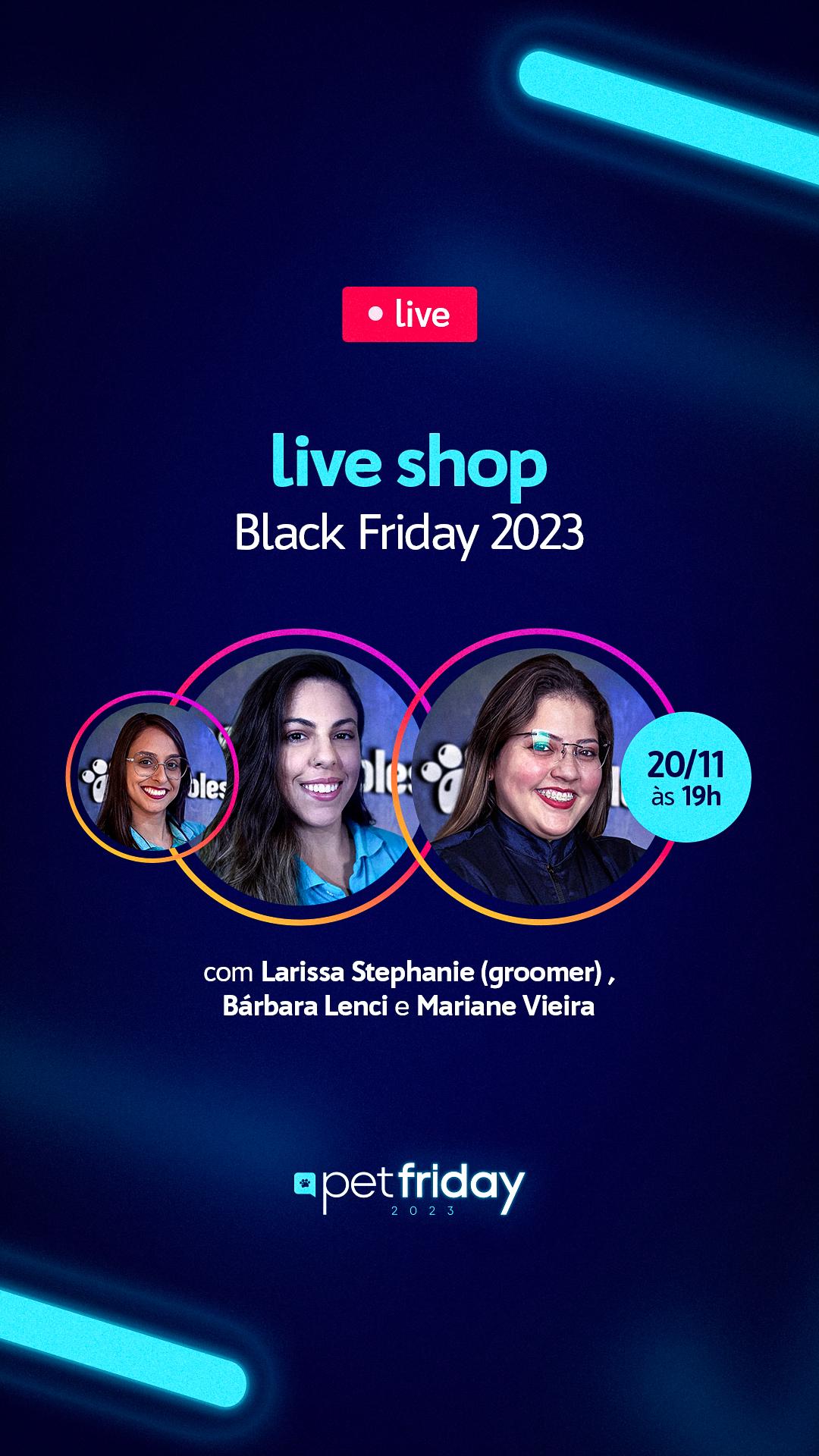 STORIES - ANÚNCIO LIVE PET FRIDAY