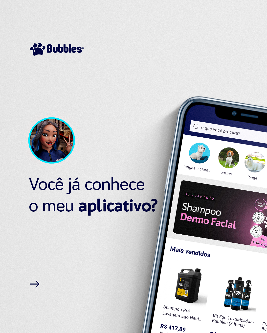 CARROSSEL - CONHEÇA O APP BUBBLES