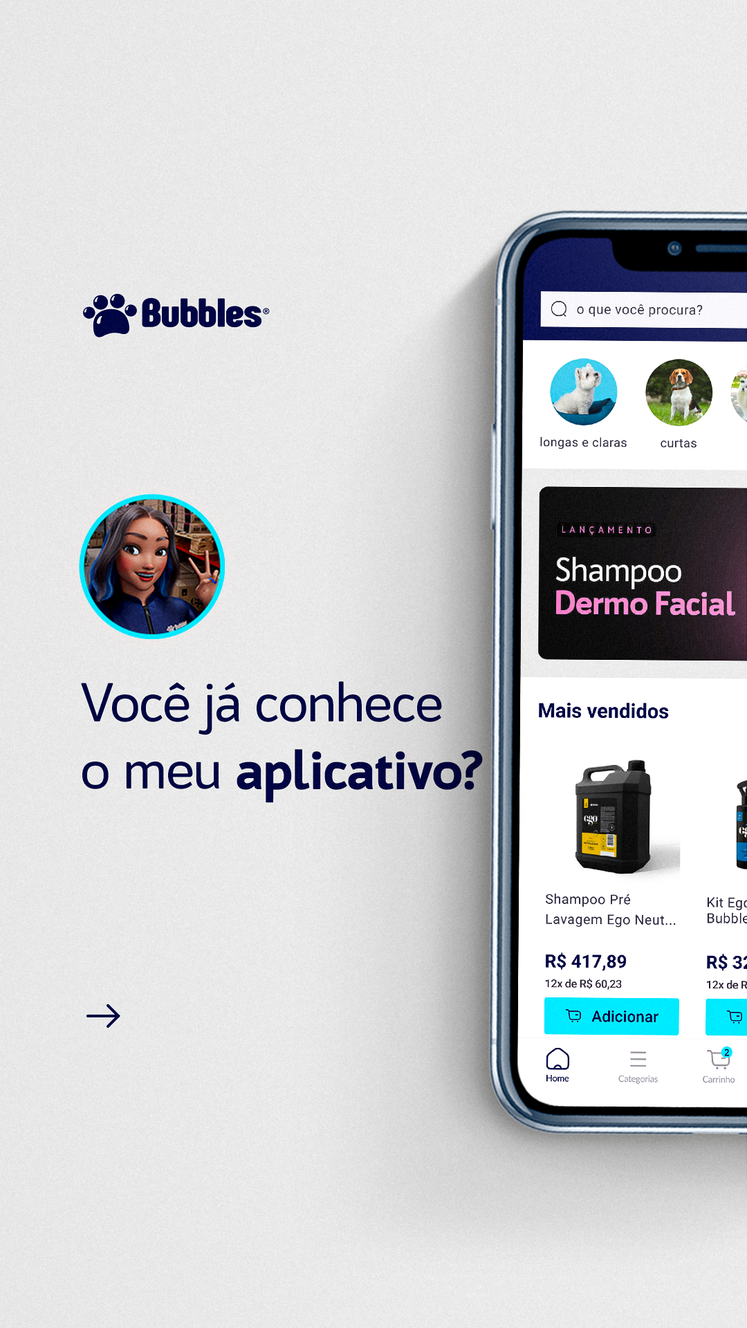 STORIES - CONHEÇA O APP BUBBLES