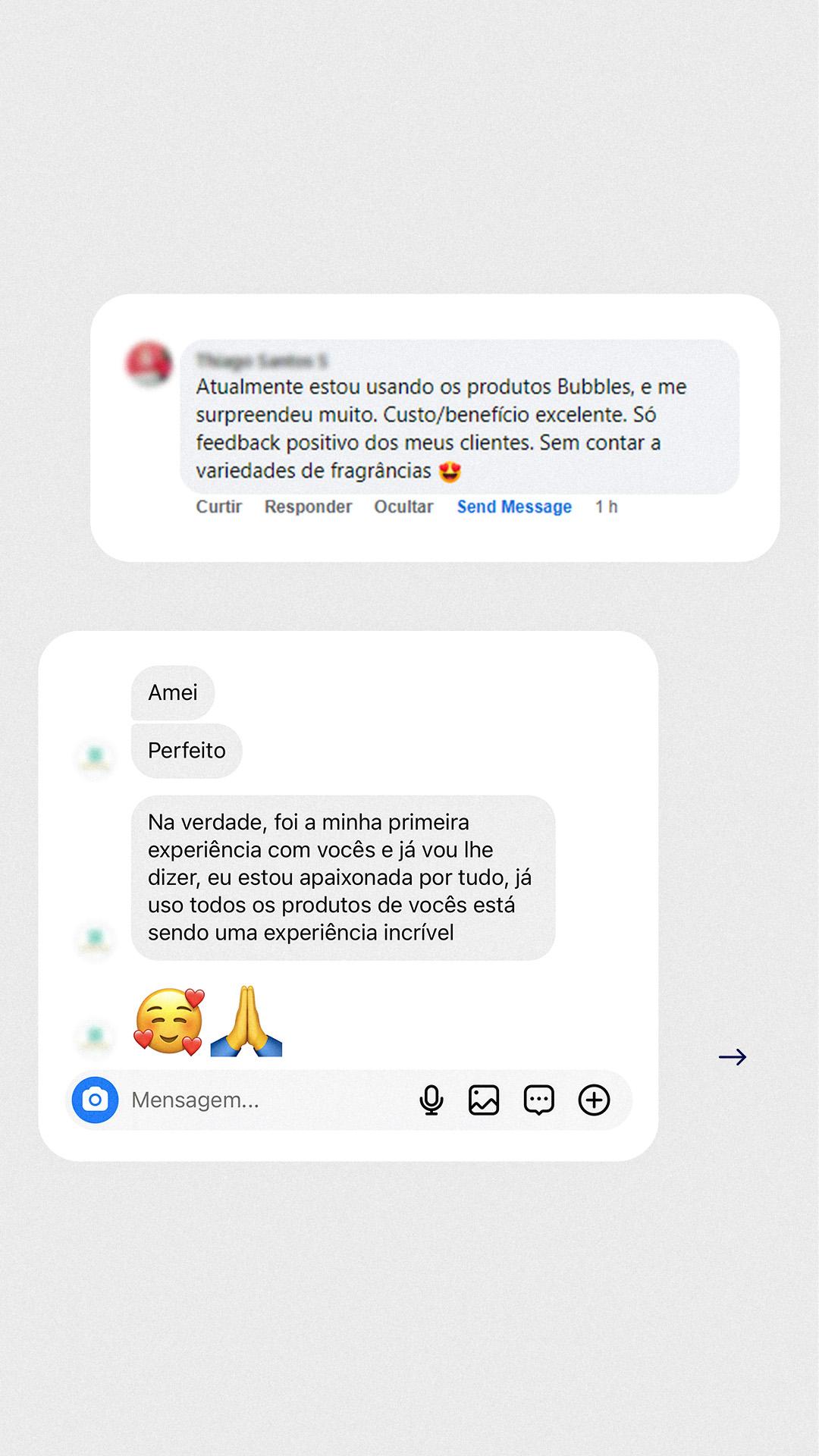 STORIES - FEEDBACKS BUBBLES