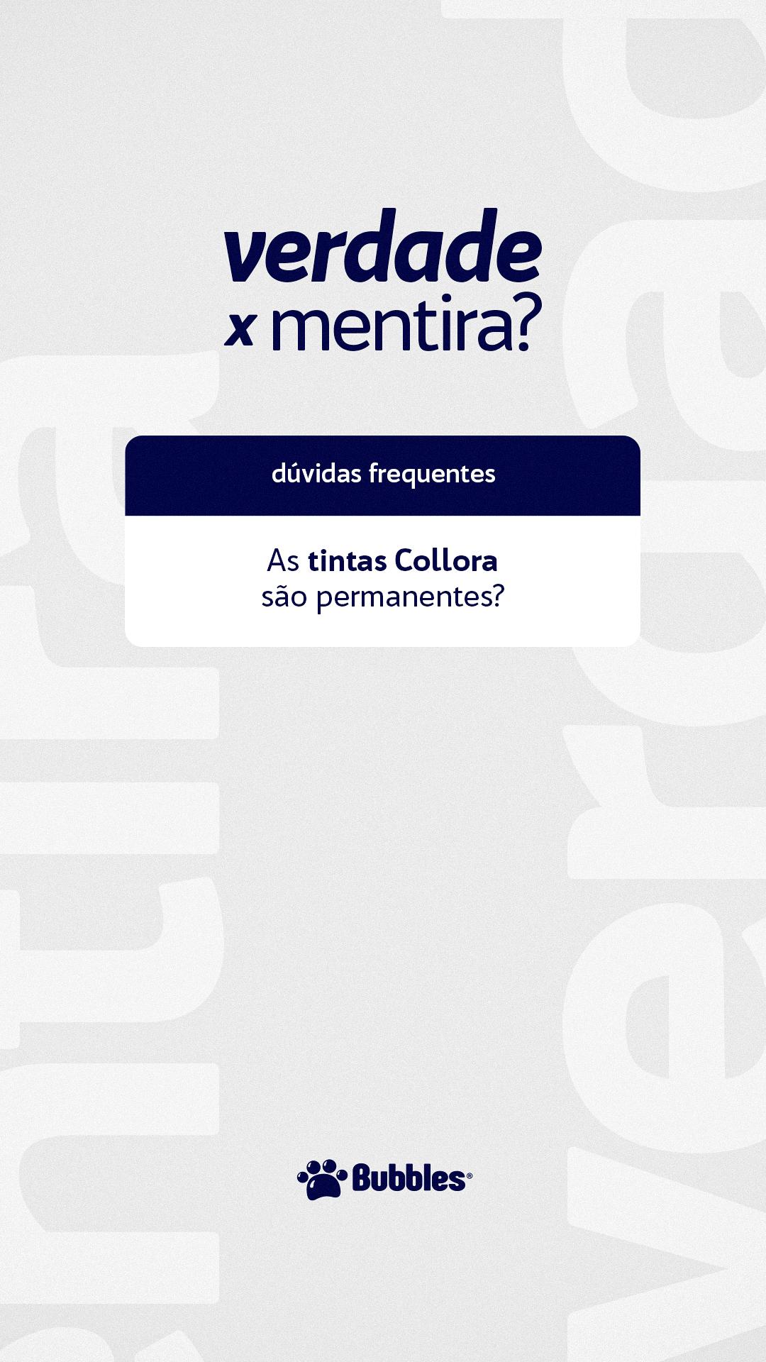 STORIES - VDD X MENTIRA - COLLORA É PERMANENTE? (PERGUNTA)
