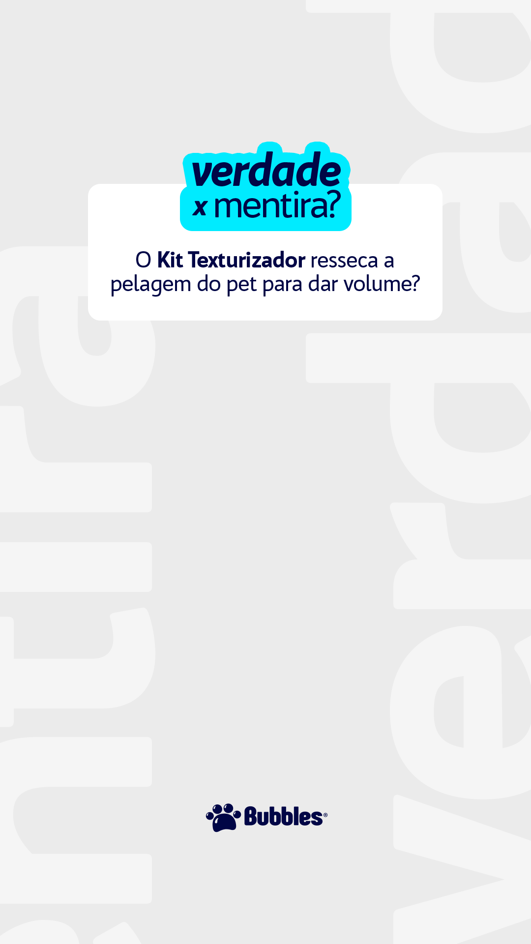 STORIES - VDD X MENTIRA - KIT TEXTURIZADOR RESSECA O PELO? (PERGUNTA)