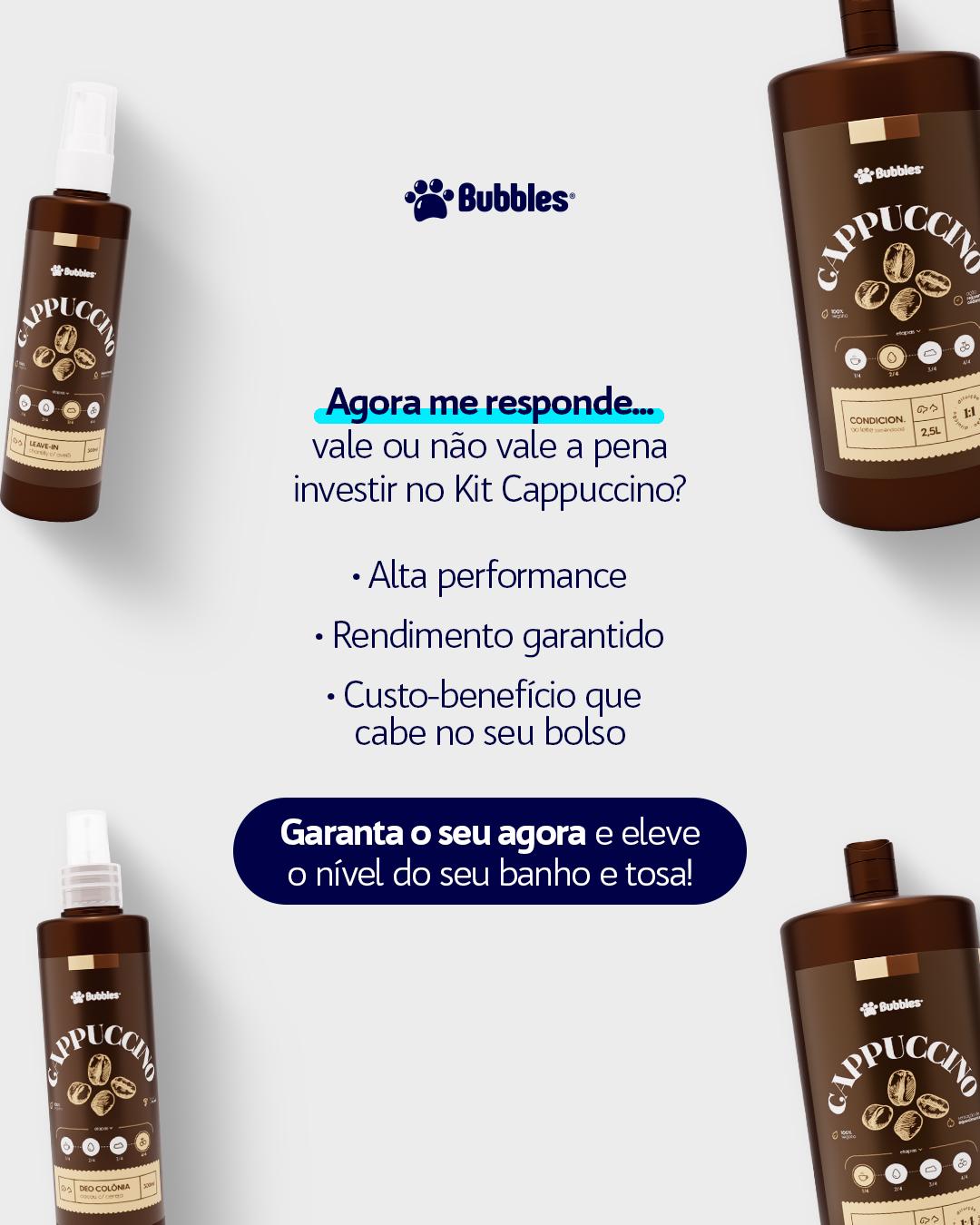 CARROSSEL INSTA/FACE: QUANTOS BANHOS CAPPUCCINO