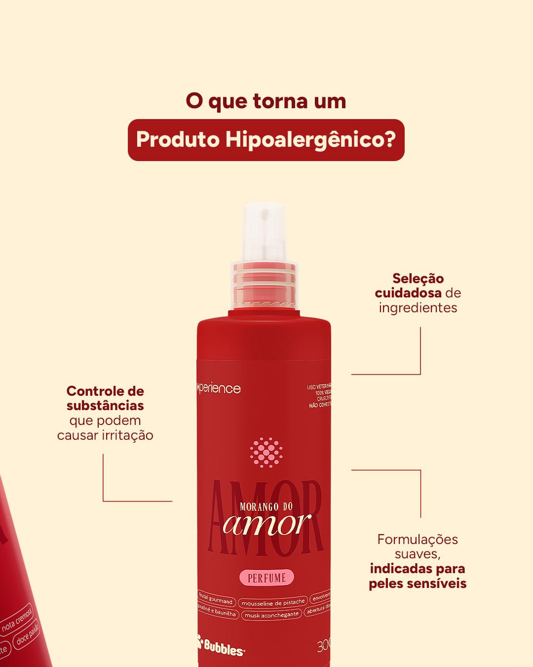 CARROSSEL INSTA/FACE: MORANGO DO AMOR É HIPOALERGÊNICO?