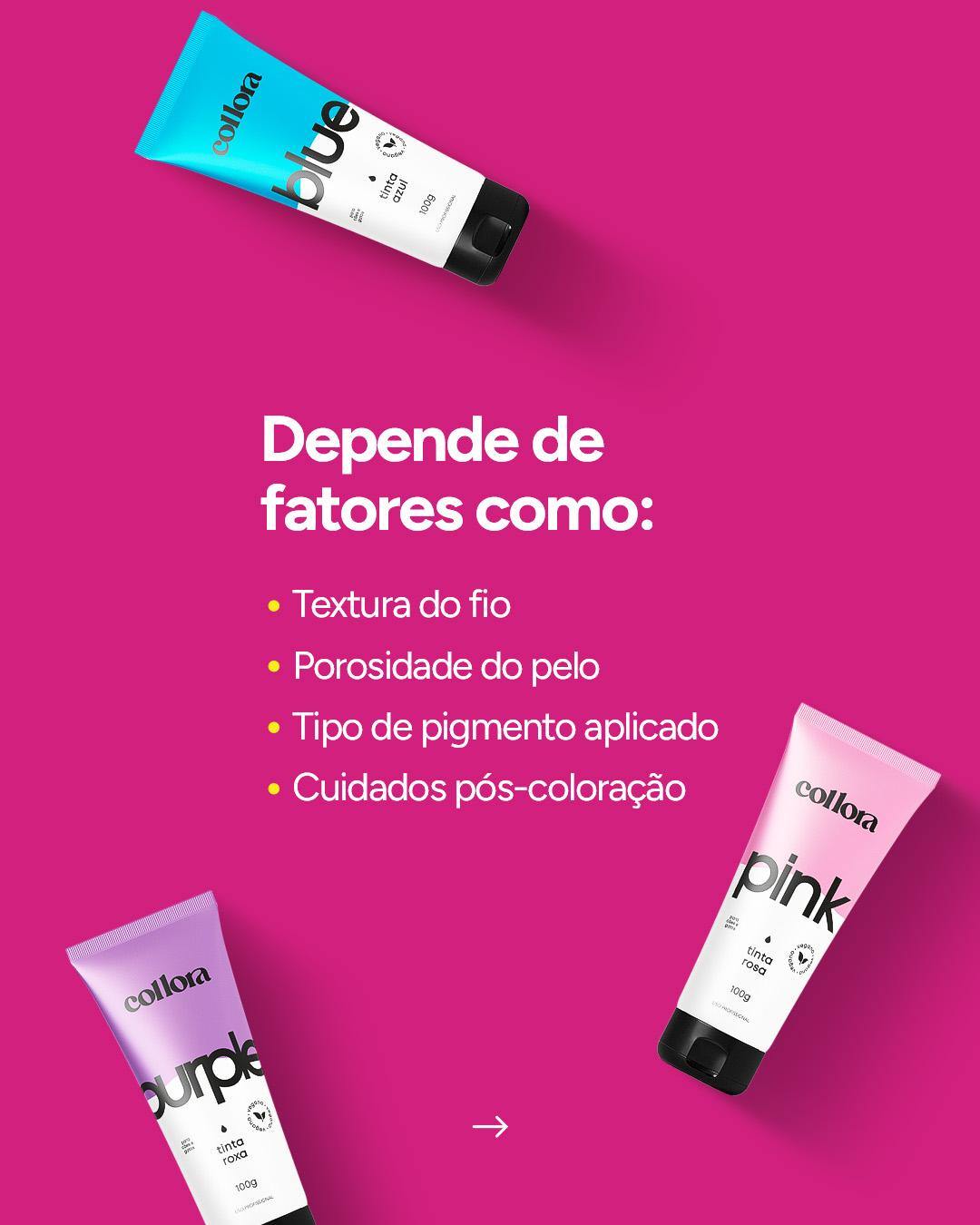 CARROSSEL INSTA/FACE: DURAÇÃO DA COLORAÇÃO