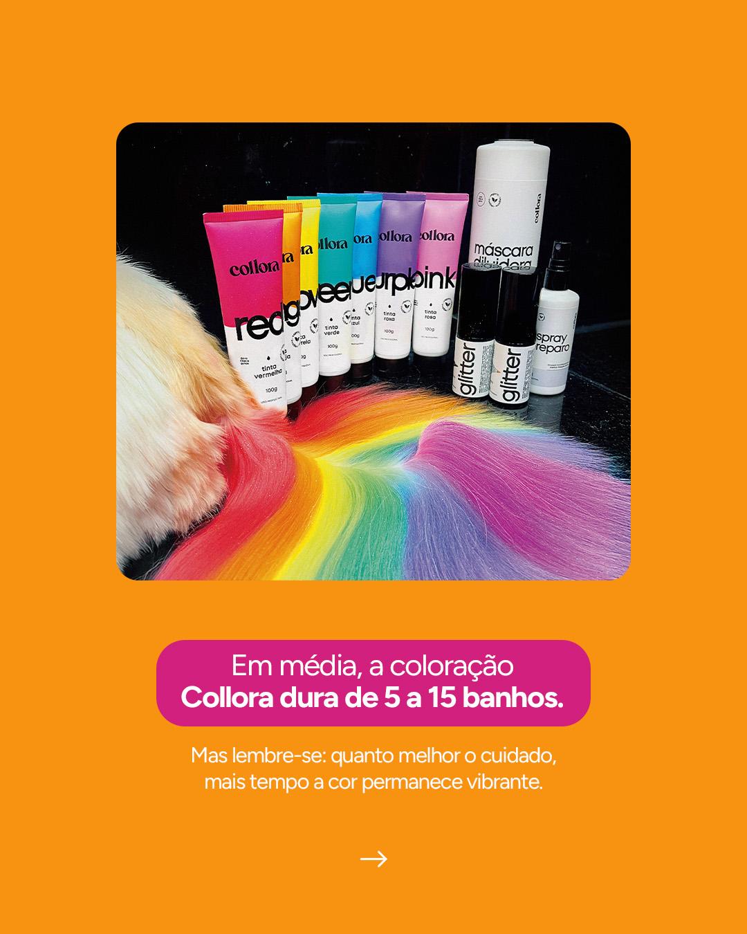 CARROSSEL INSTA/FACE: DURAÇÃO DA COLORAÇÃO