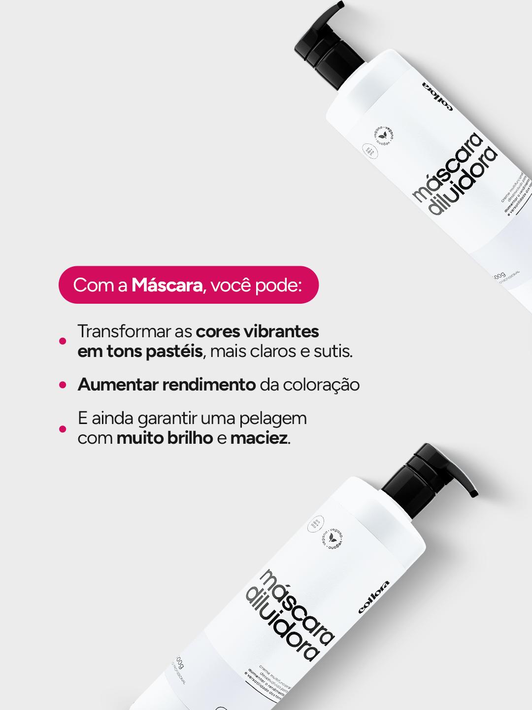 CARROSSEL INSTA/FACE: MÁSCARA DILUIDORA
