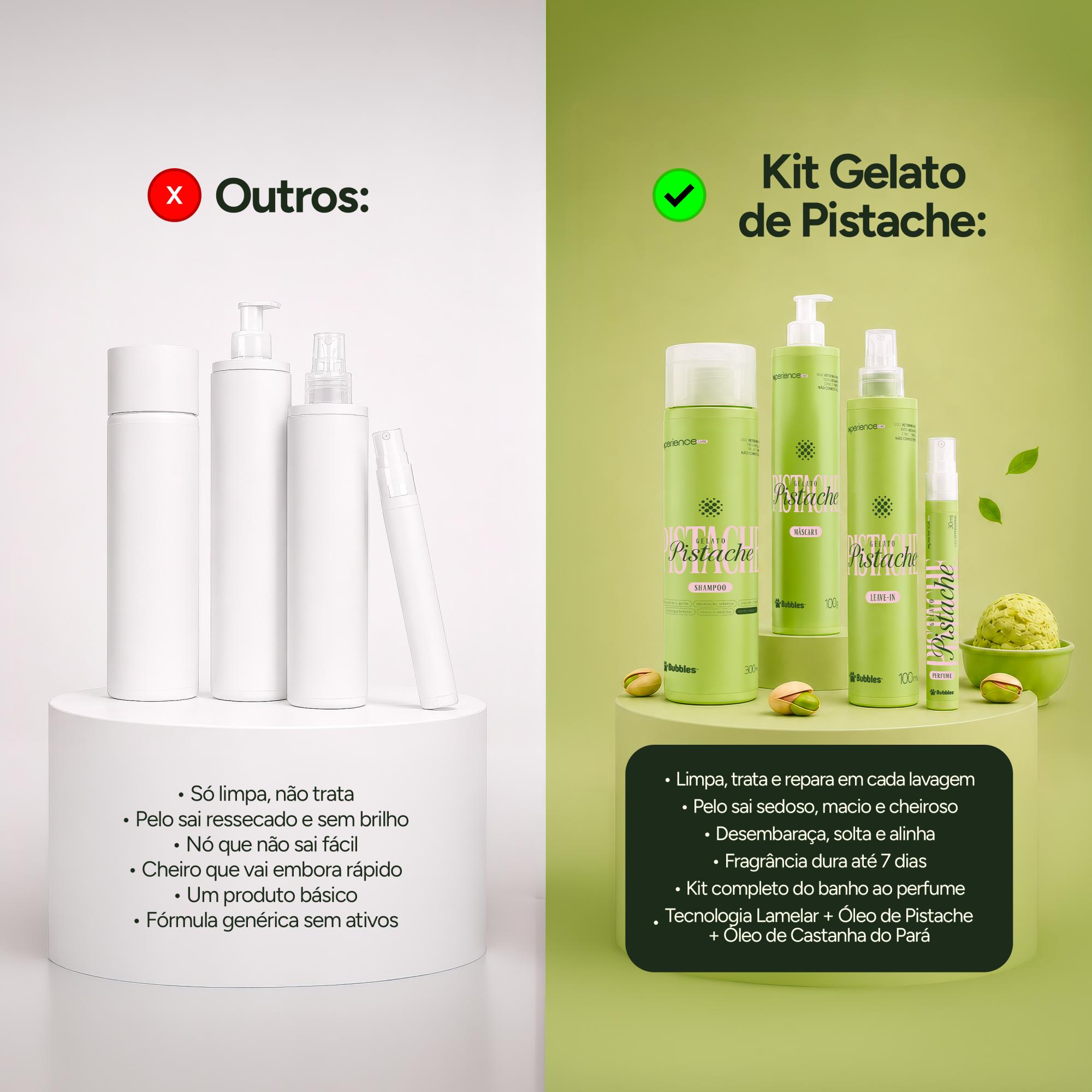 CARROSSEL LINHA XP CARE - GELATO DE PISTACHE