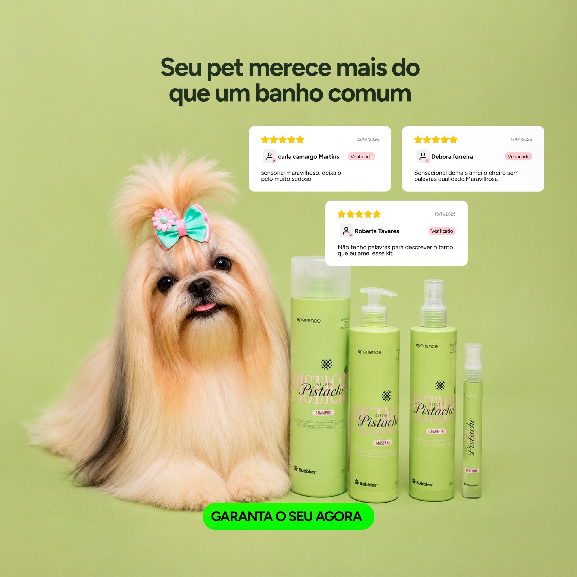 CARROSSEL LINHA XP CARE - GELATO DE PISTACHE
