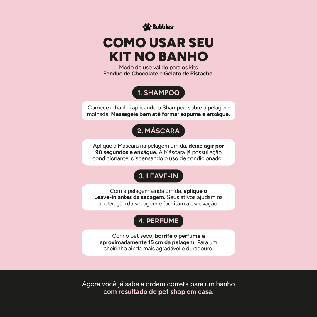 MODO DE USO LINHA XPERIENCE CARE