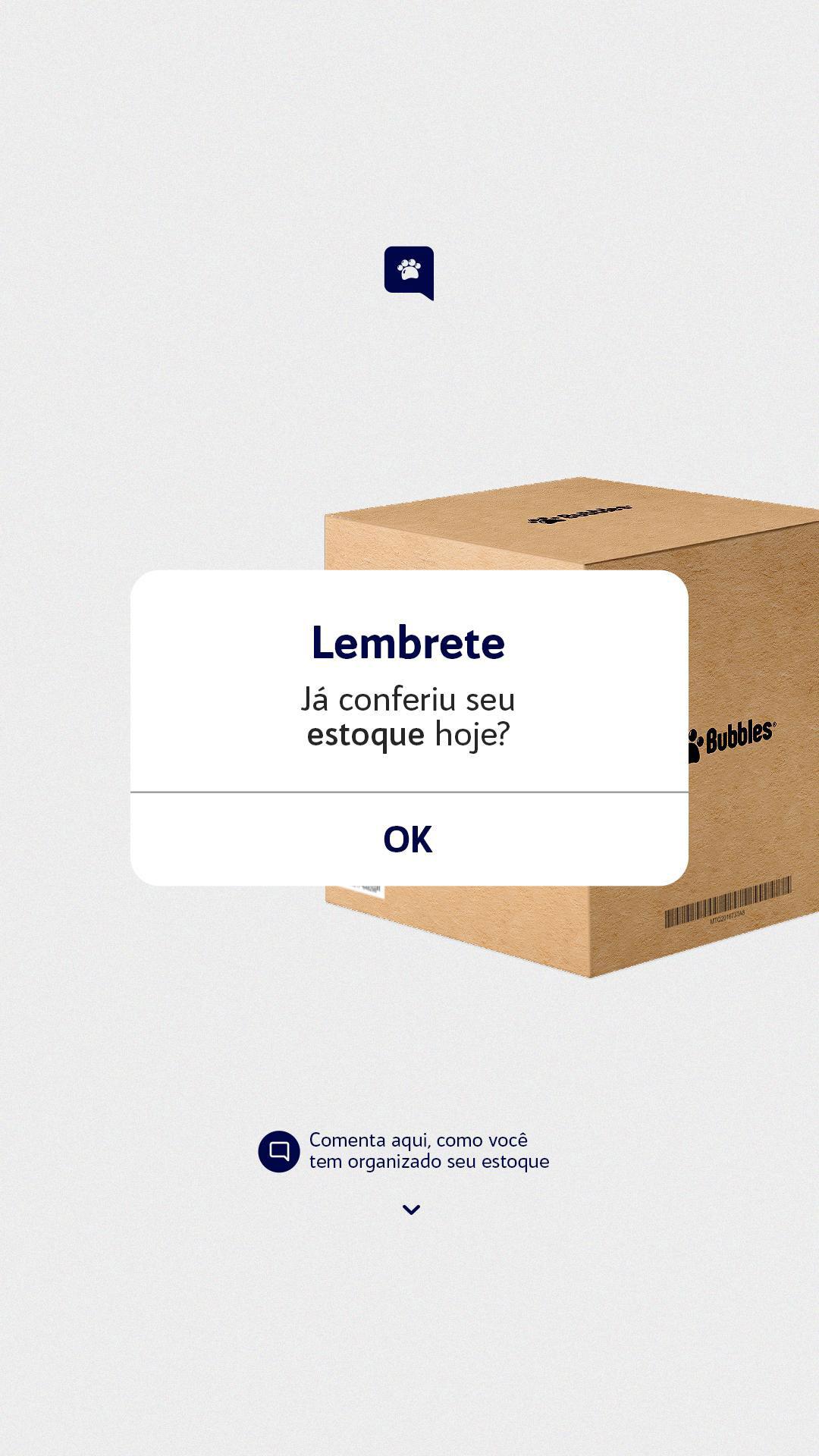 STORIES - LEMBRETE (ESTOQUE)