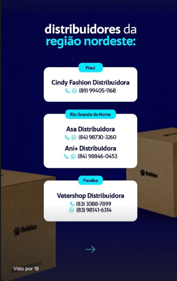 STORIES - DISTRIBUIDORES NORDESTE