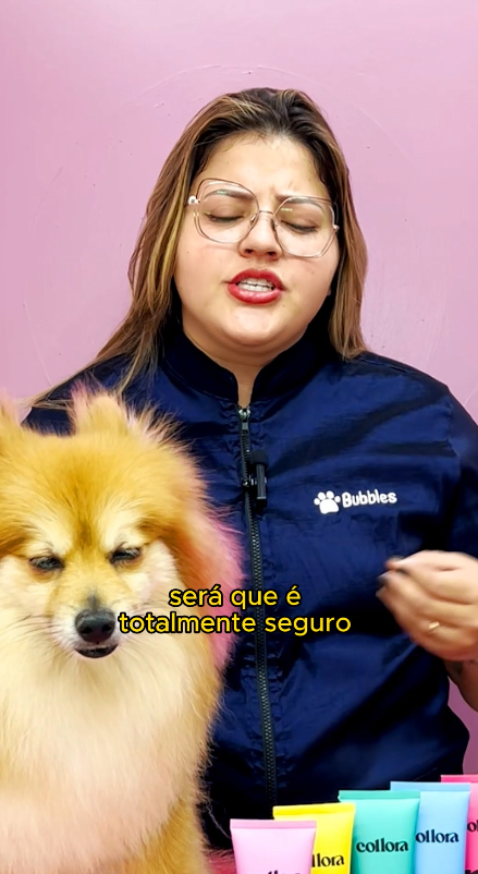REELS - FAZER COLORAÇÃO NO PET É SEGURO? (LARI)