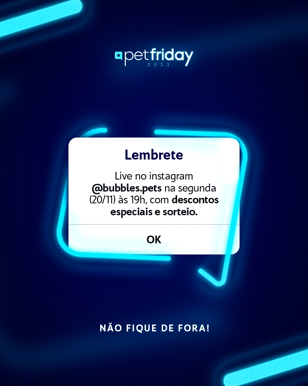 POST - LEMBRETE LIVE PET FRIDAY