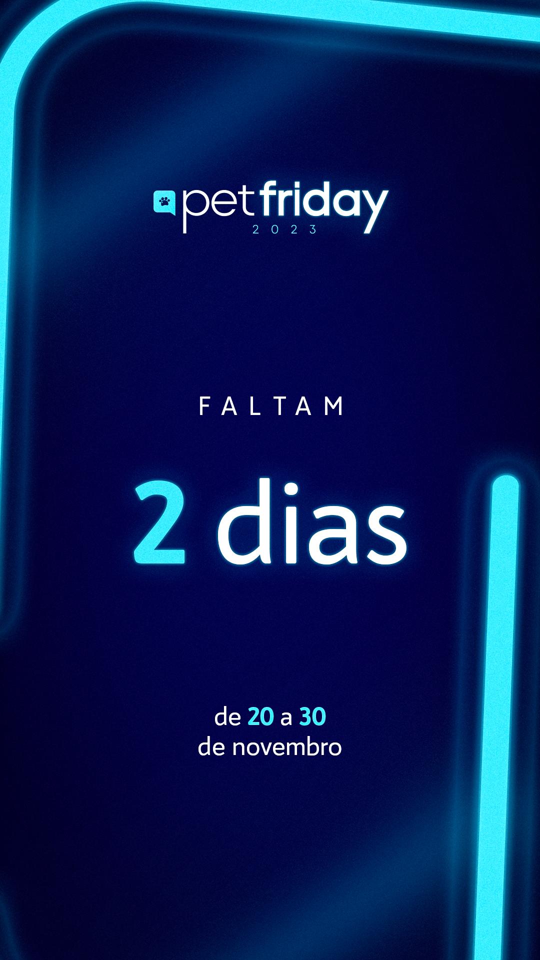 STORIES - CONTAGEM REGRESSIVA BLACK (2 DIAS)