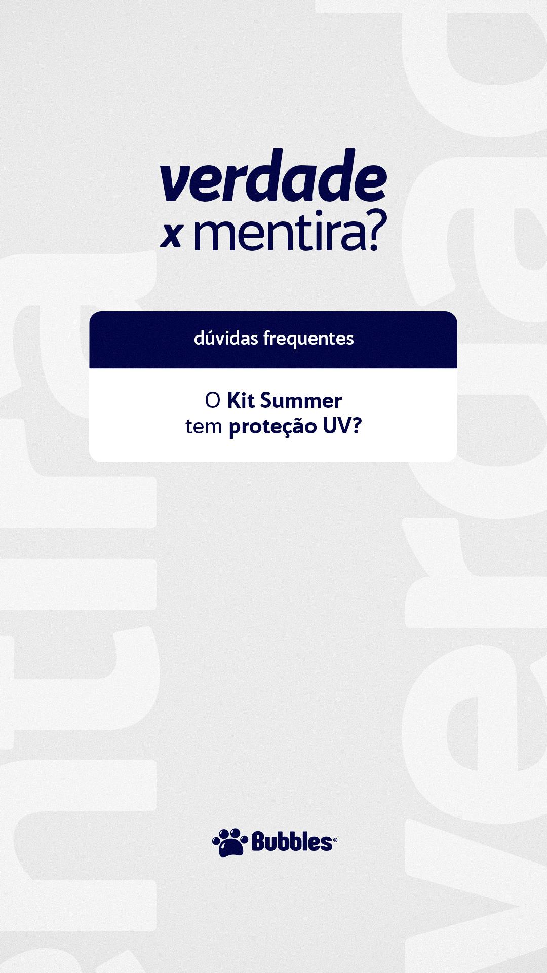 STORIES - VDD X MENTIRA - SUMMER TEM PROTEÇÃO UV? (PERGUNTA)