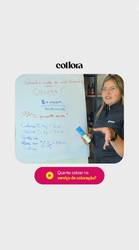 REELS - CUSTO DE UM TRABALHO COM COLLORA