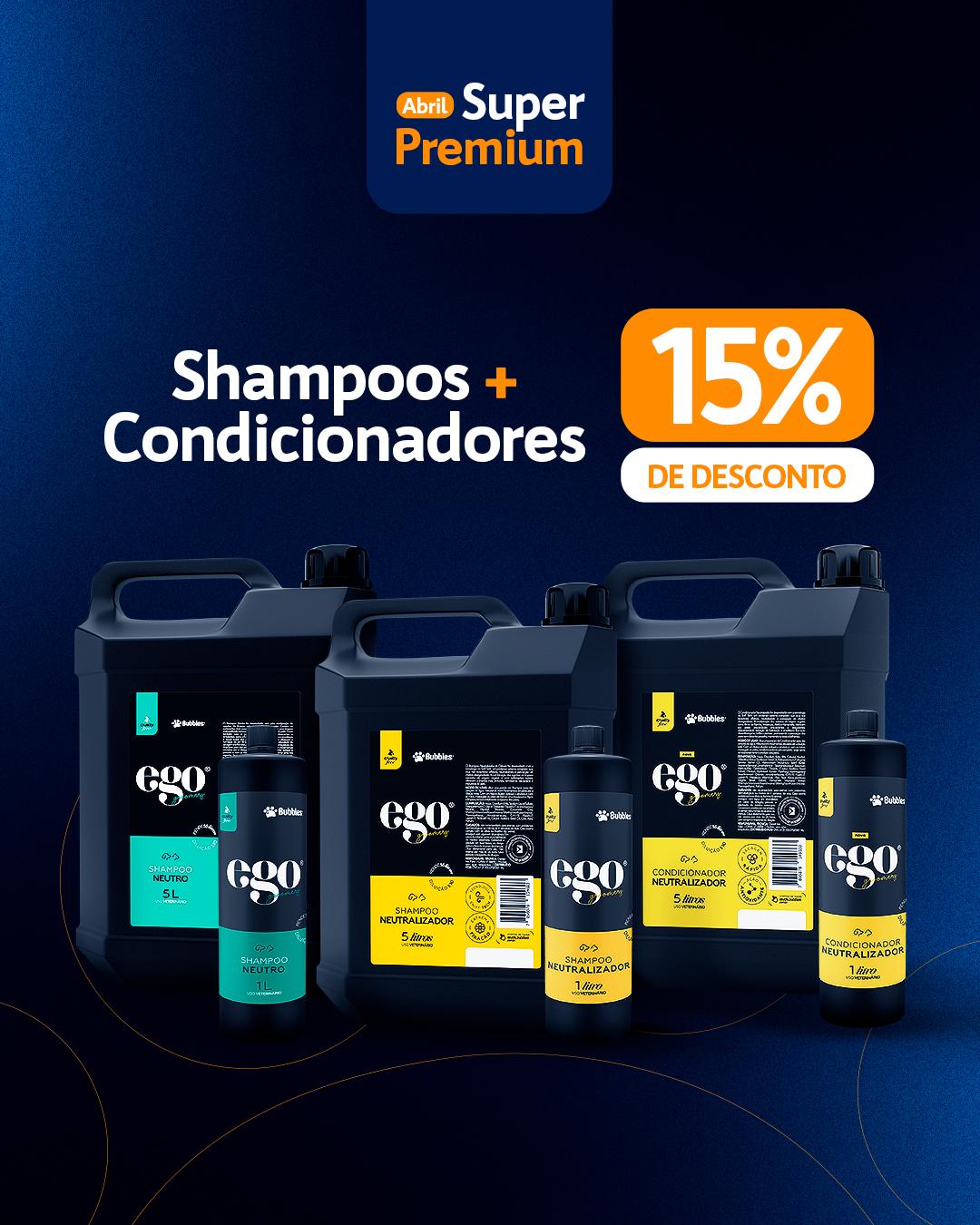 Criativo - Shampoo e Condicionadores 15%