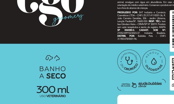 RÓTULO - BANHO A SECO