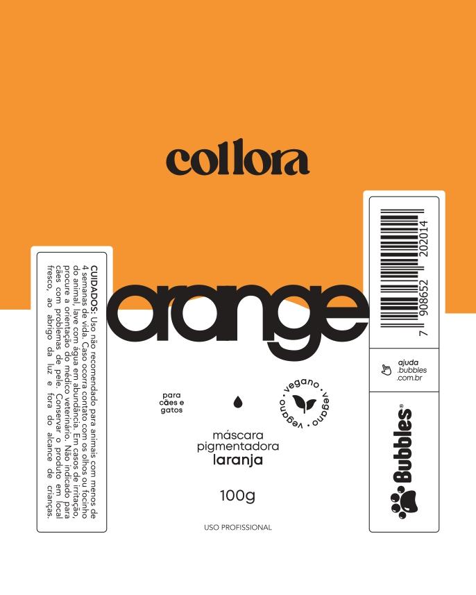 RÓTULO - BISNAGA ORANGE