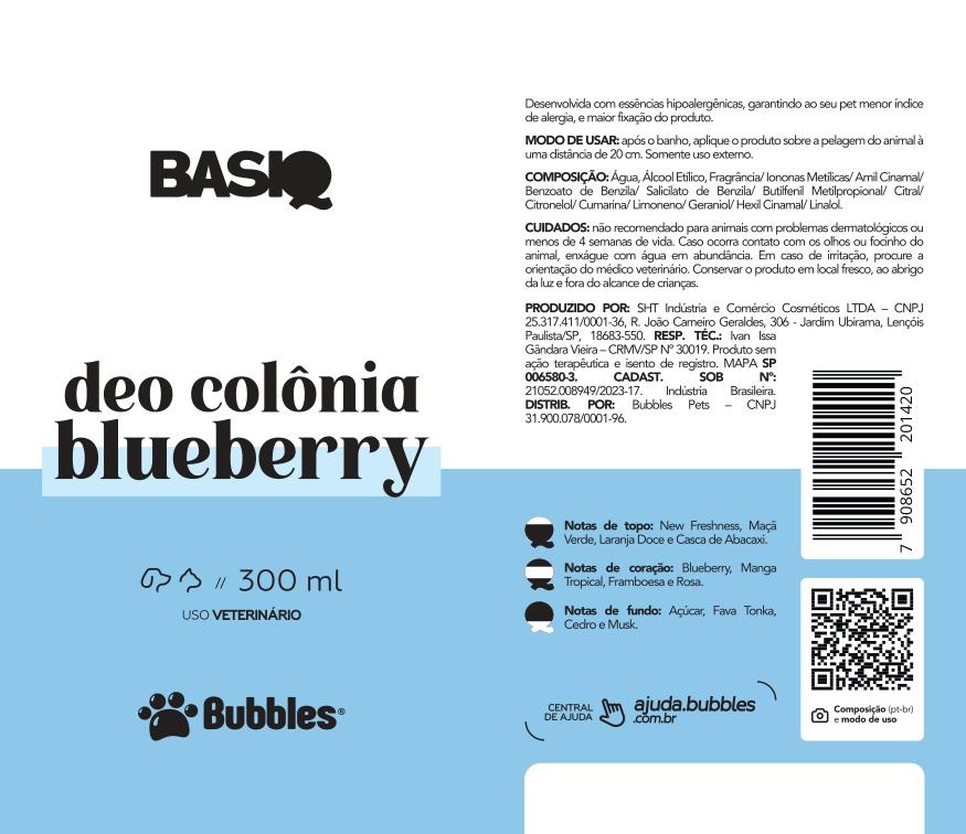 RÓTULO - DÊO COLÔNIA BLUEBERRY
