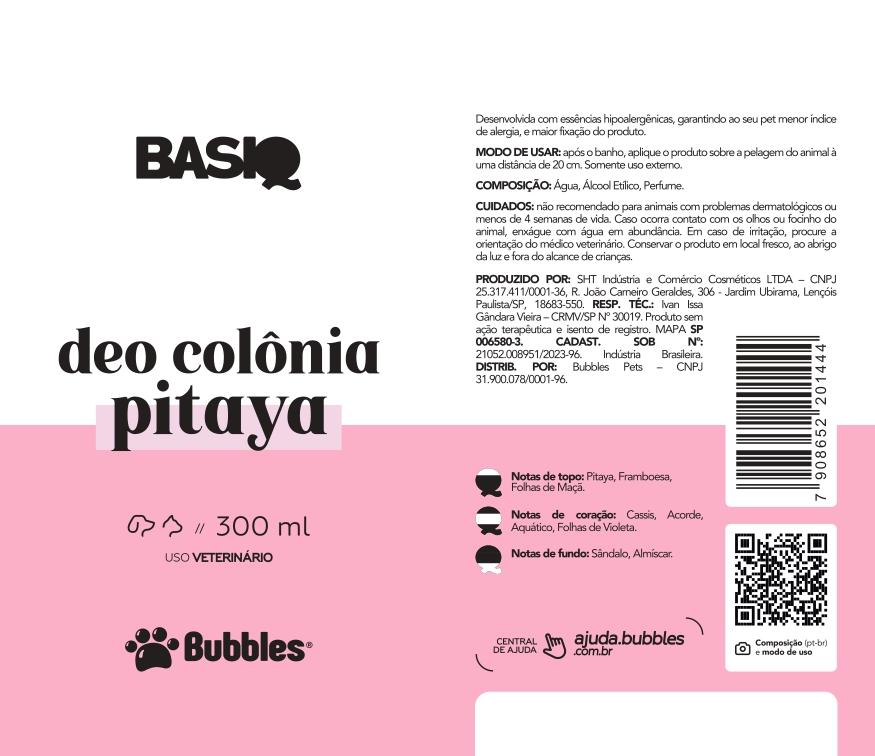 RÓTULO - DÊO COLÔNIA PITAYA