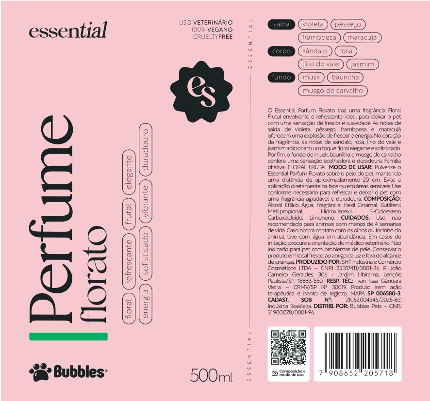 RÓTULO - PERFUME FLORATO