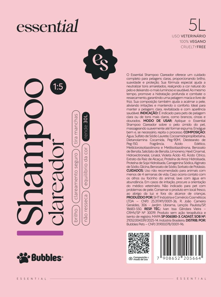 RÓTULO - SHAMPOO CLAREADOR