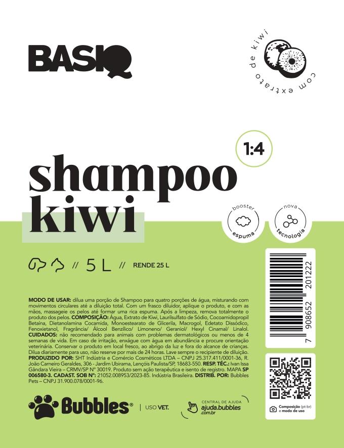 RÓTULO - SHAMPOO KIWI