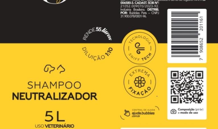 RÓTULO - SHAMPOO NEUTRALIZADOR