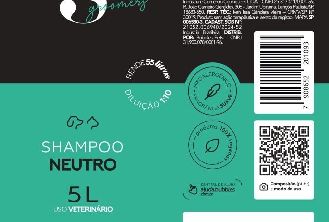 RÓTULO - SHAMPOO NEUTRO
