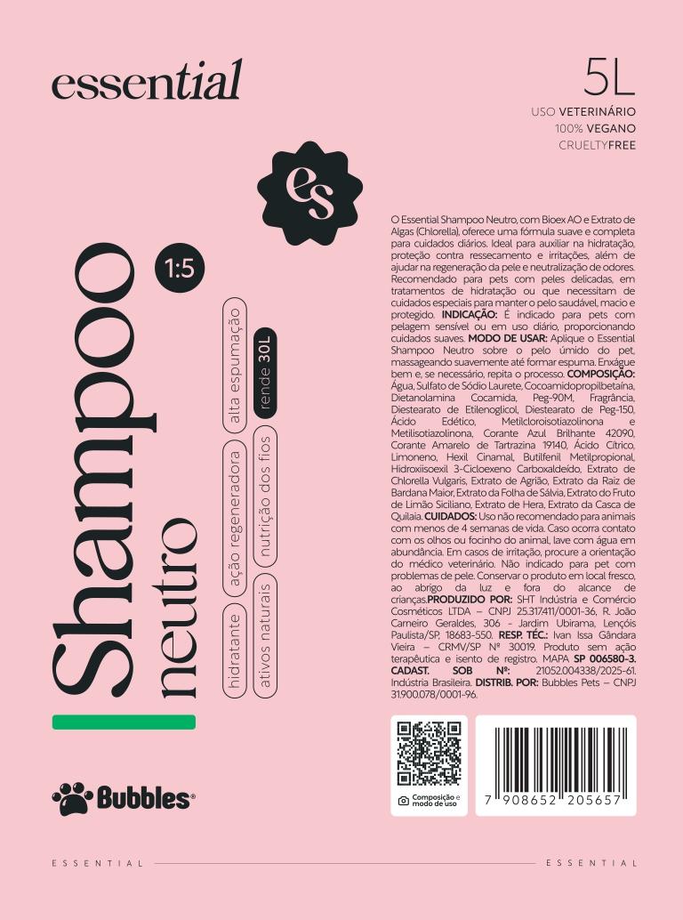 RÓTULO - SHAMPOO NEUTRO