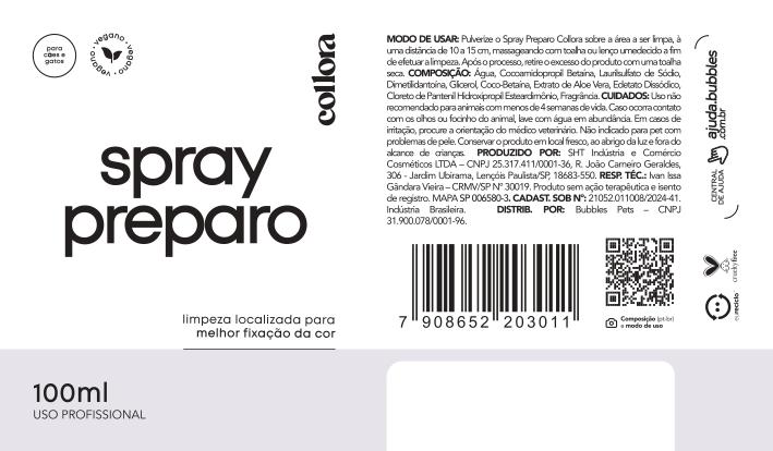 RÓTULO - SPRAY PREPARO