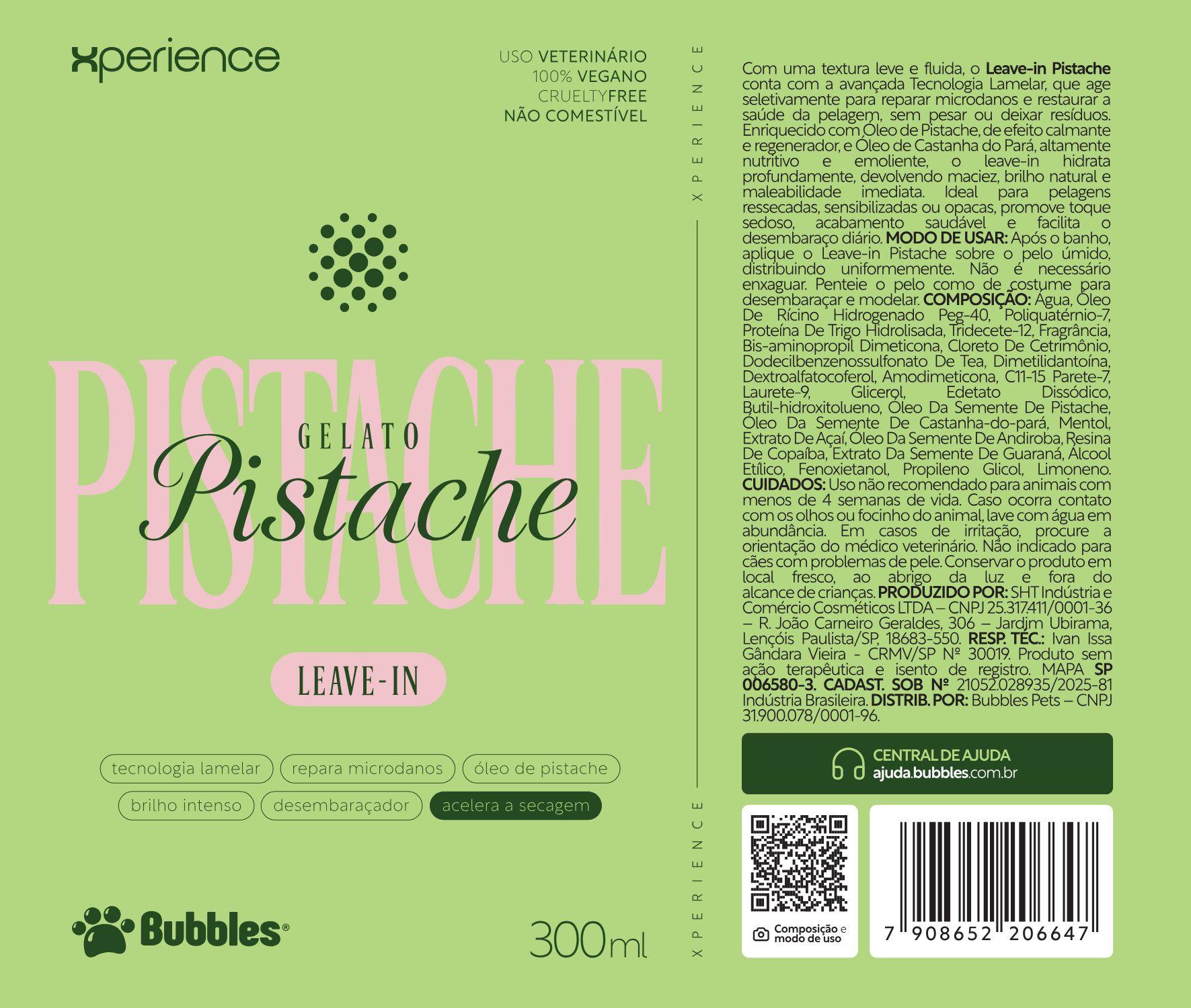 RÓTULO - LEAVE-IN PISTACHE