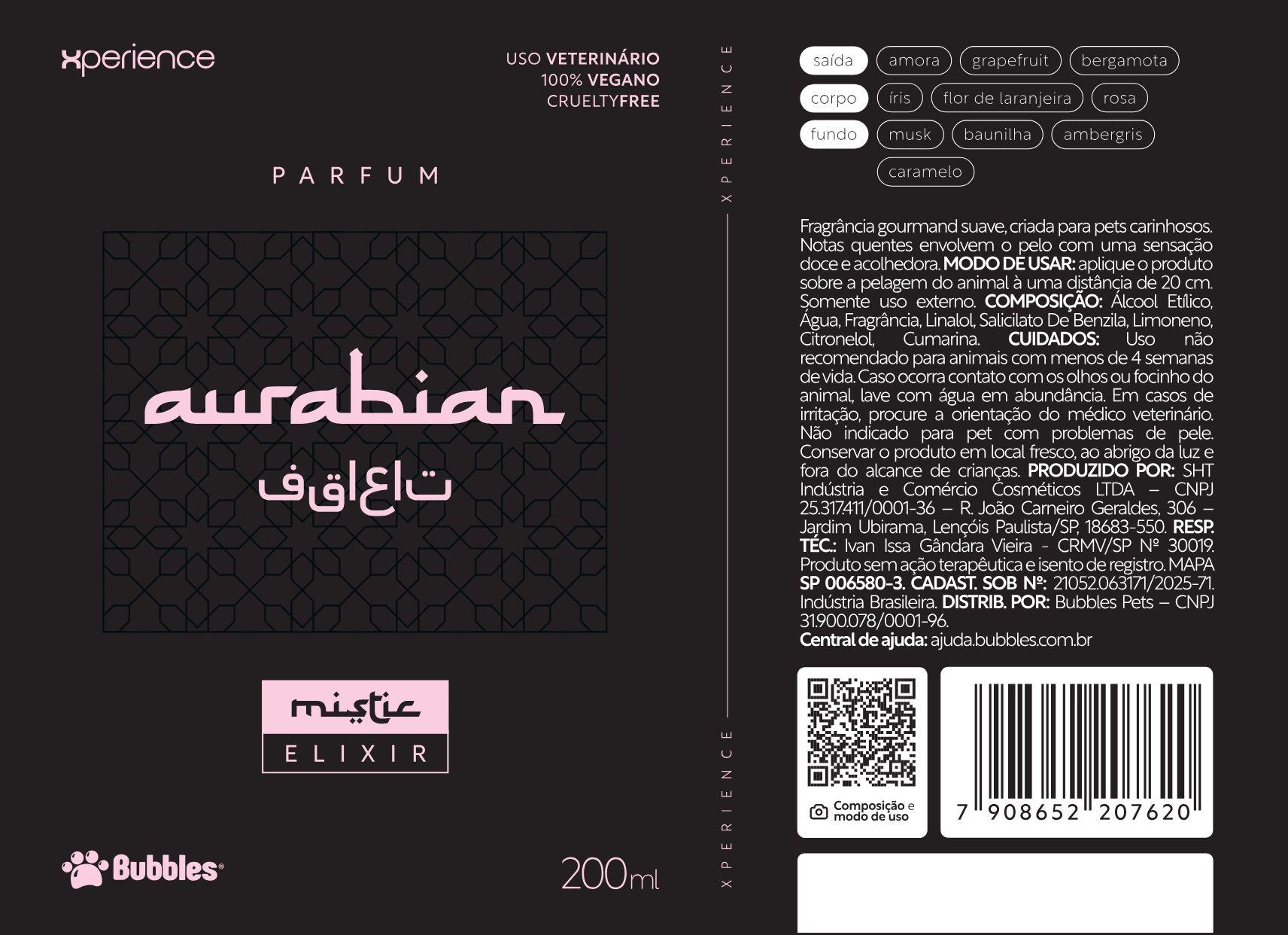 RÓTULO - PERFUME MISTIC